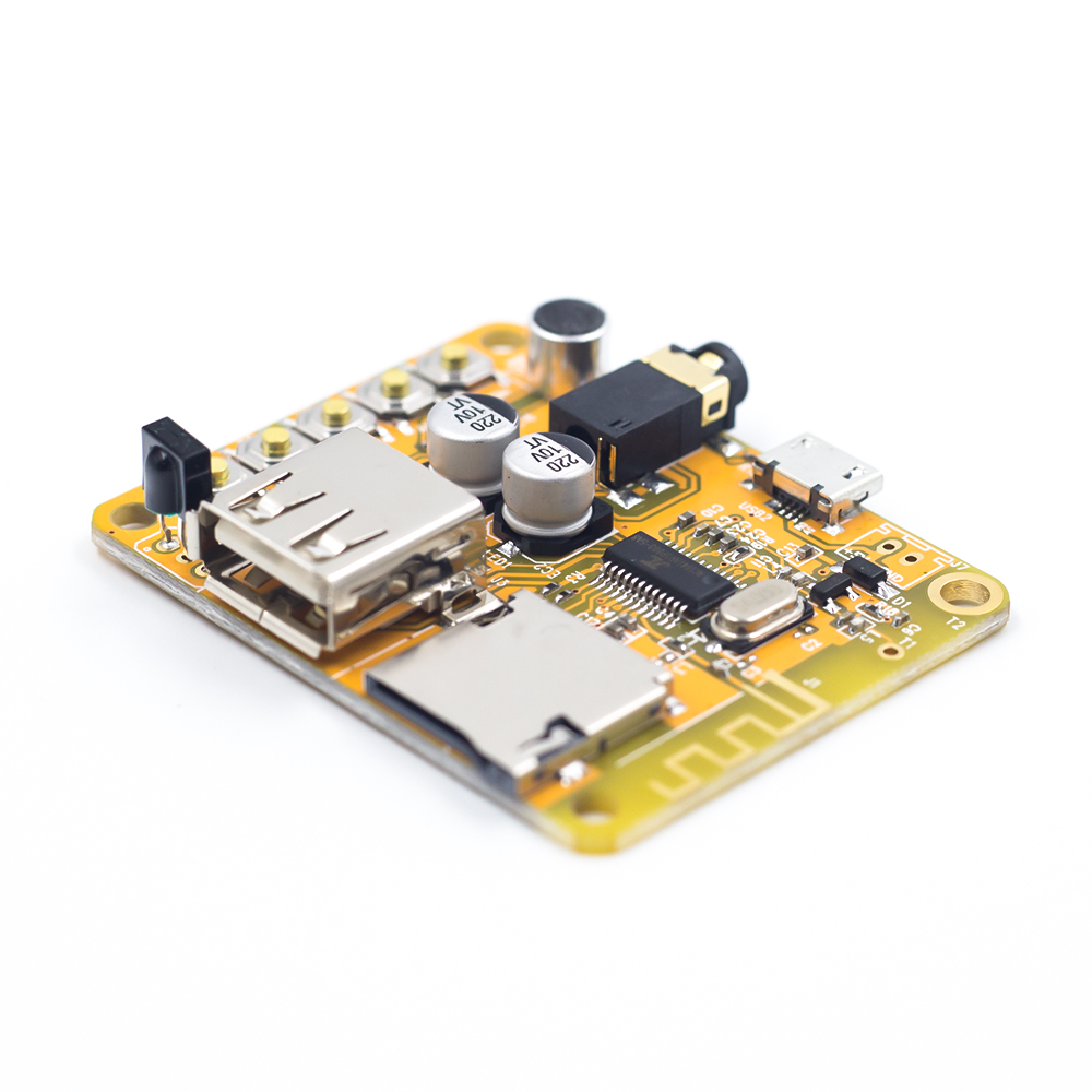 Плата аудиоприёмника c пультом Bluetooth AUX, MP3, батарейка в комплекте